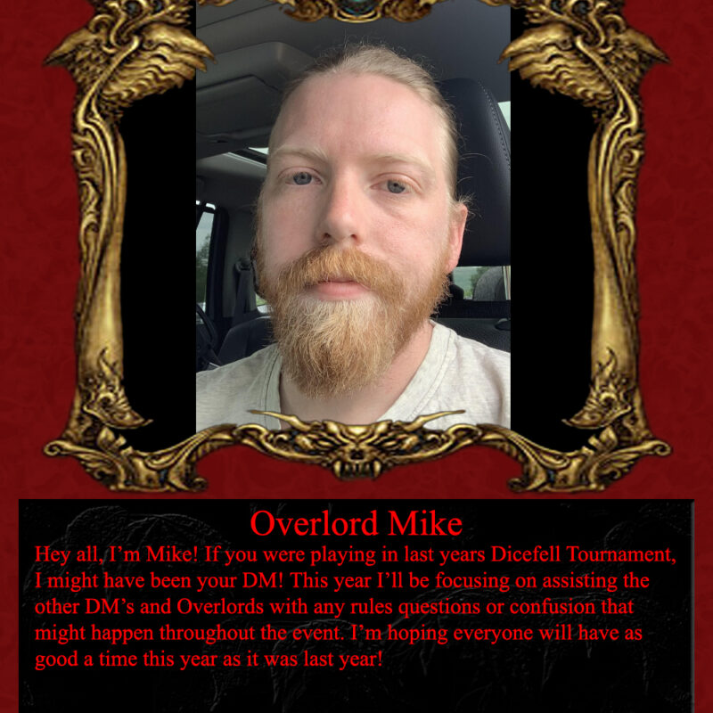 Welcome, Overlord Mike!