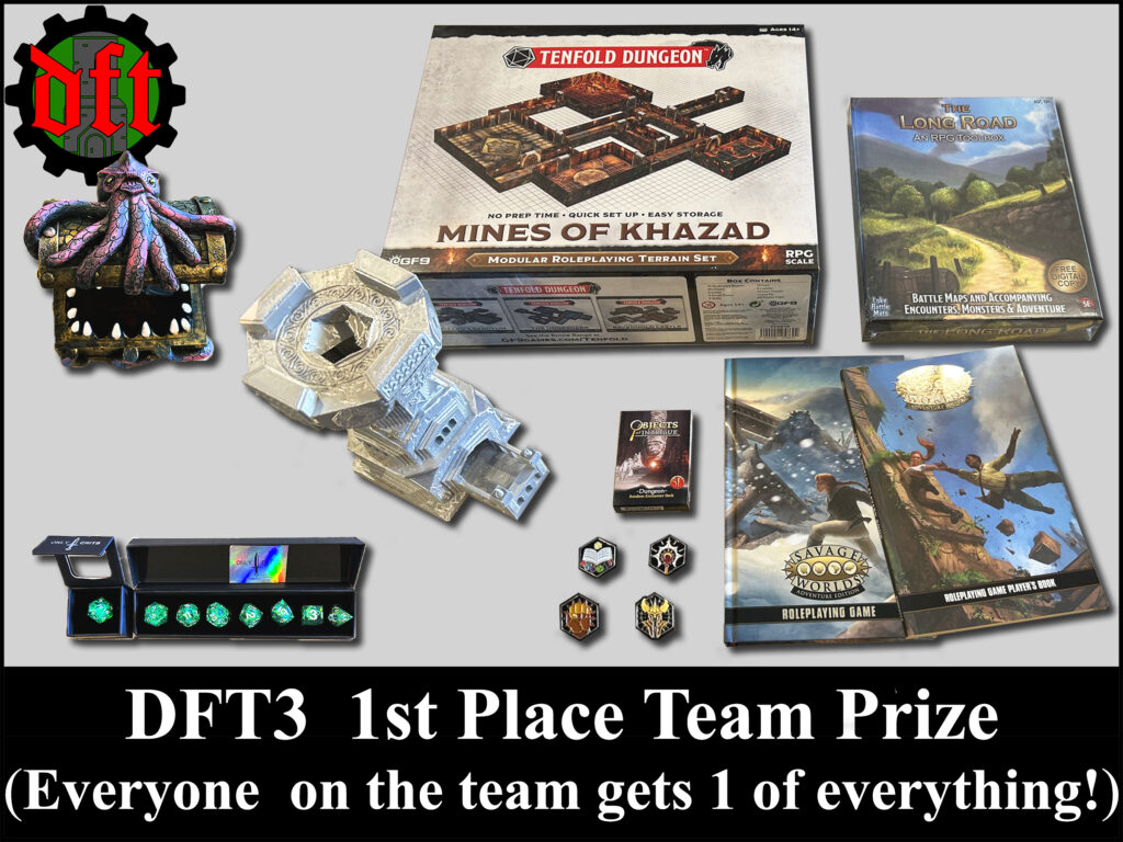 DFT3 First Place Prize Package