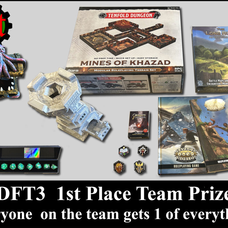 1st Place Team Prize Package!