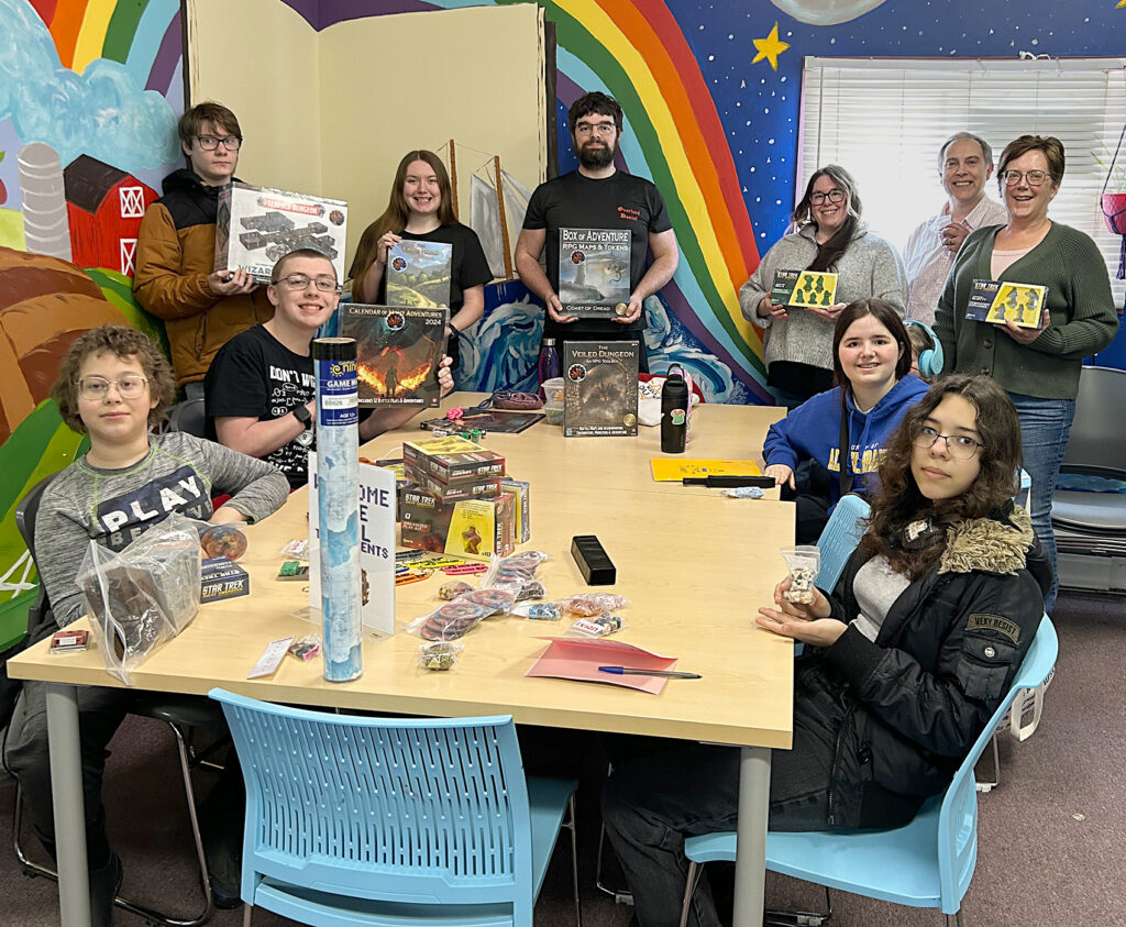 DFT Donation to the Stewiacke Public Library's D&D Club