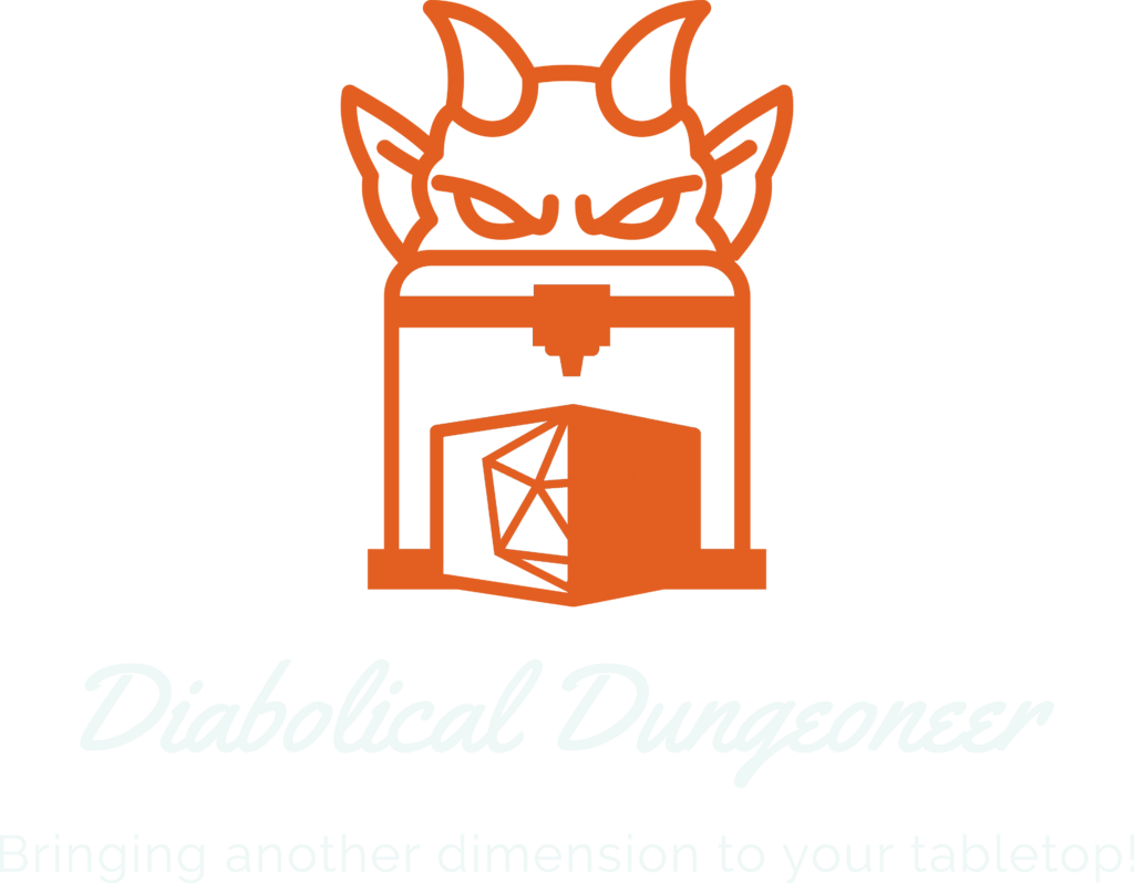 Logo for "Diabolical Dungeoneer"